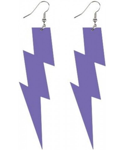 80s Acrylic Neon Earrings for Women Girls Exaggerated Retro Creative Multicolor Geometric Lightning Bolt Weather Dangle Drop ...