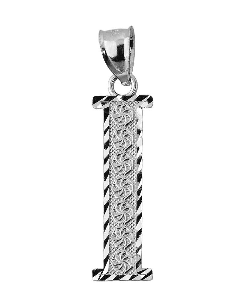 Personalized 925 Sterling Silver Initial Letters A-Z Charm Pendant 1.0 Inches I $12.74 Pendants