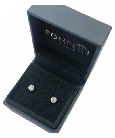 3/4Ct Round Brilliant Natural Diamond Stud Earrings in 14K White or Yellow Gold Setting Yellow Gold $112.85 Earrings