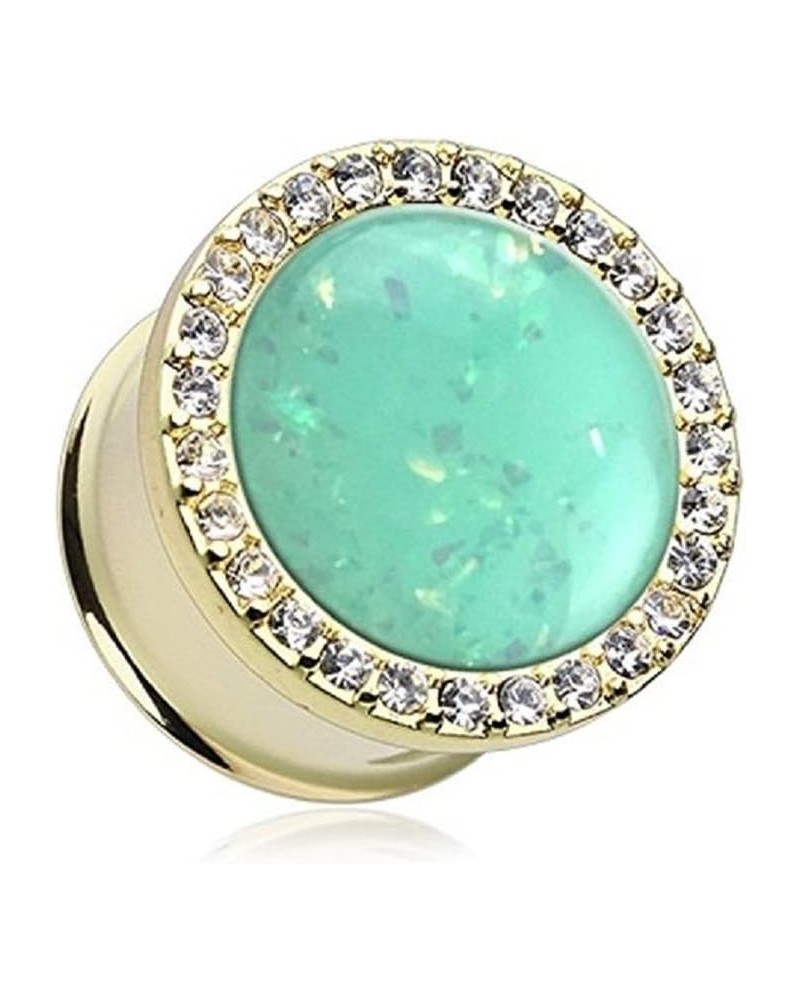 Golden Mint Opal Elegance Multi-Gem WildKlass Plug (Sold as Pairs) 0 GA $16.73 Body Jewelry