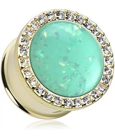 Golden Mint Opal Elegance Multi-Gem WildKlass Plug (Sold as Pairs) 0 GA $16.73 Body Jewelry