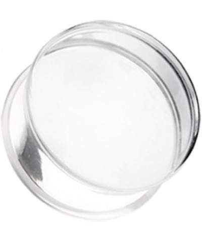 Basic Acrylic Single Flared Ear Gauge Plug (Sold by Pair) 3/4", Clear $9.35 Body Jewelry