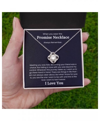 Promise Necklace for Her, I Love You Gifts for Girlfriend, Soulmate Pinky Promise Necklace, Future Mrs Gifts, Necklace for wi...