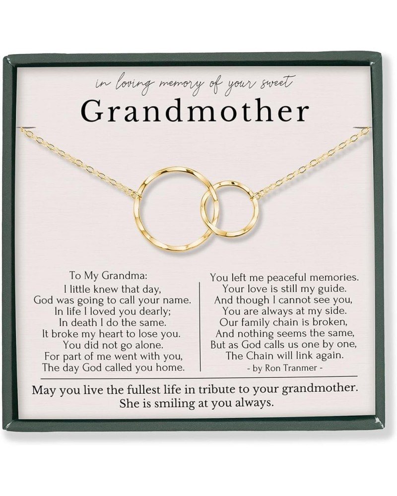 Sympathy Gift for Loss of loved ones necklace memorial condolence gift for her GRANDMOTHER 14k Gold Vermeil $19.74 Necklaces