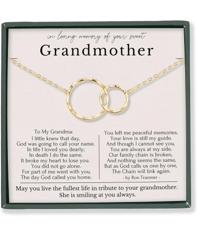 Sympathy Gift for Loss of loved ones necklace memorial condolence gift for her GRANDMOTHER 14k Gold Vermeil $19.74 Necklaces