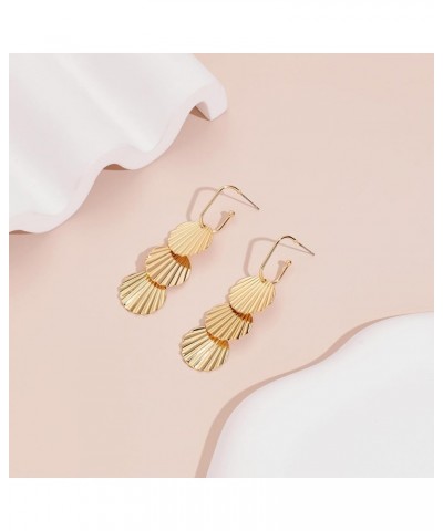 Seashell Stud Earrings For Women Gold Earrings Seashore Earrings Nautical Jewelry For Women Sea life Jewelry beach earrings s...