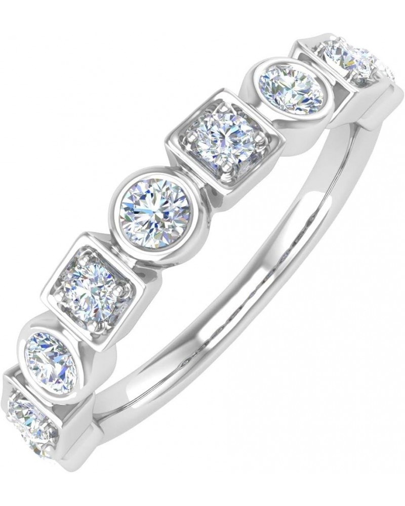 1/2 Carat Diamond Wedding Ring in 14K Gold White Gold $130.90 Bracelets