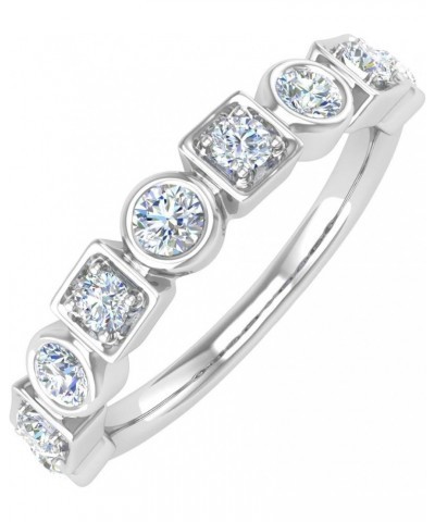 1/2 Carat Diamond Wedding Ring in 14K Gold White Gold $130.90 Bracelets