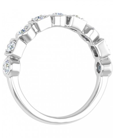 1/2 Carat Diamond Wedding Ring in 14K Gold White Gold $130.90 Bracelets