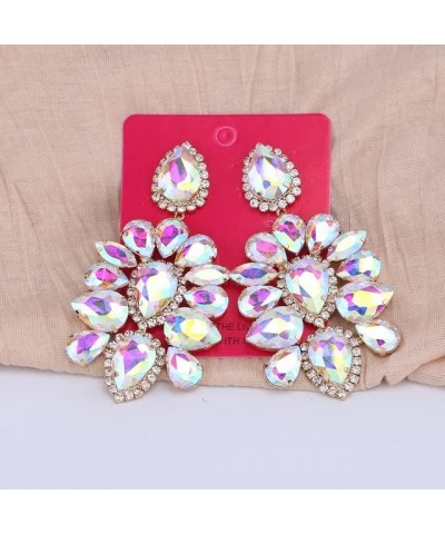 2022 Crystal Statement Earrings Tassel Big Drop Earrings for Women Fashion Rhinestones Jewelry Accessories Women Wholesale E1...