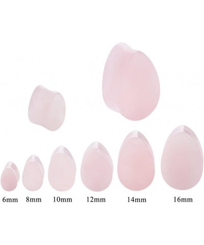 8Pcs 2g-5/8 Oversized Teardrop Ear Gauge Plugs Tunnels Saddle Expander Piercing Jewelry 1/2"(12mm) $11.22 Body Jewelry