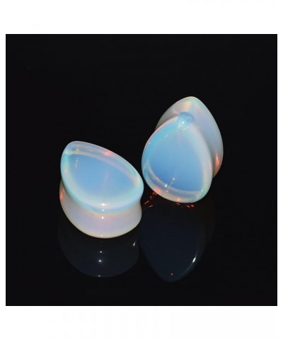 8Pcs 2g-5/8 Oversized Teardrop Ear Gauge Plugs Tunnels Saddle Expander Piercing Jewelry 1/2"(12mm) $11.22 Body Jewelry