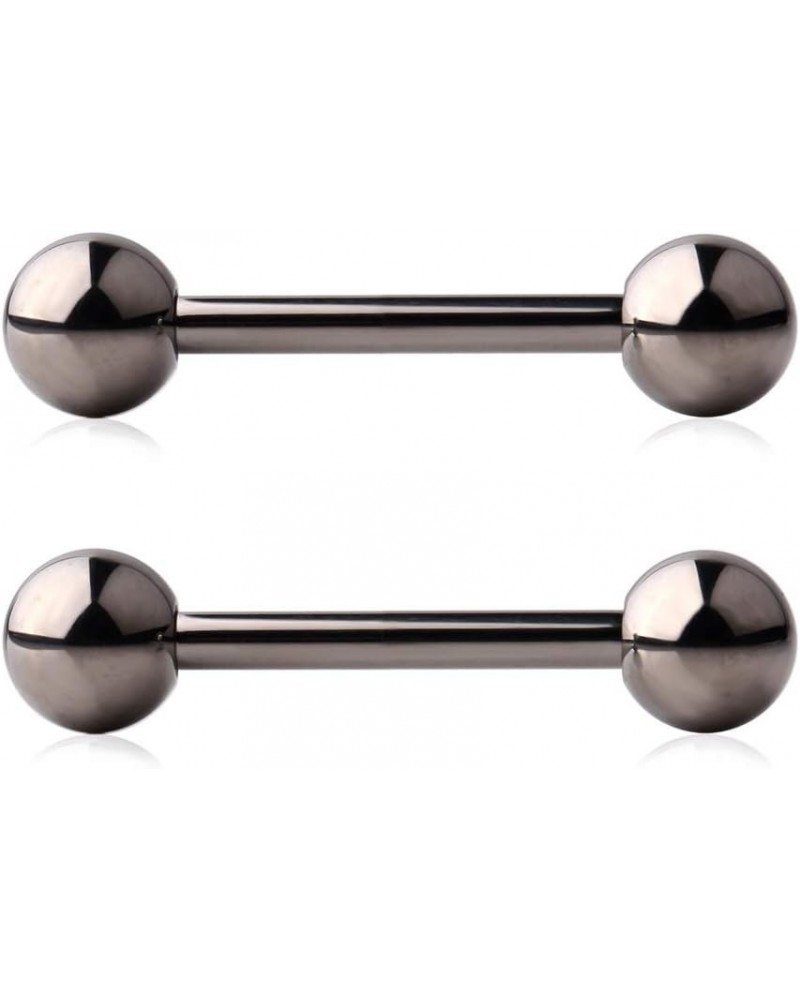 Grade 23 Titanium Externally Threaded Nipple Shield Barbell Ring Bar Body Piercing 14G 16G 2-6PCS 16GA - 5/8" (16mm) $11.39 B...