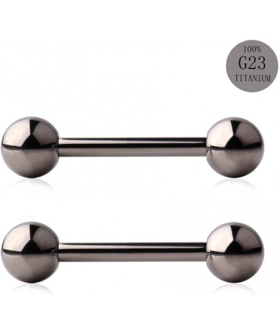 Grade 23 Titanium Externally Threaded Nipple Shield Barbell Ring Bar Body Piercing 14G 16G 2-6PCS 16GA - 5/8" (16mm) $11.39 B...