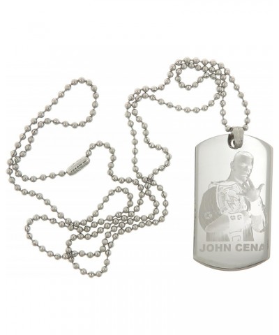 John Cena Engraved Mirror Polished Stainless Steel Dog Tag Pendant Necklace $10.33 Necklaces