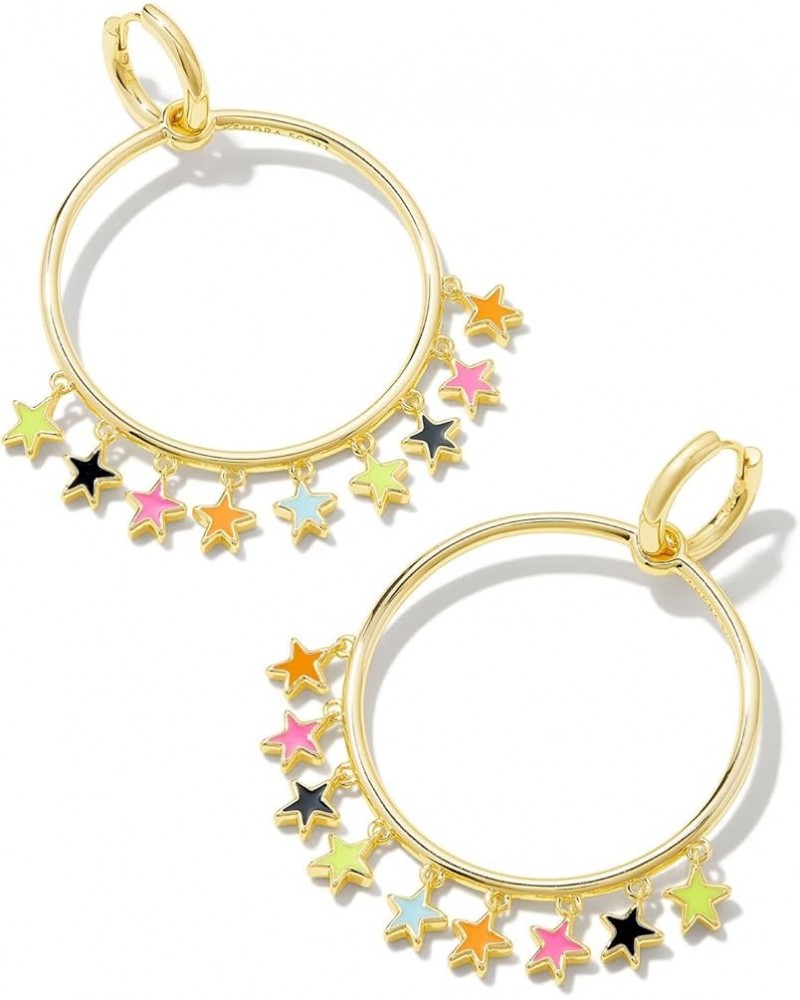 Sloane Star Open Frame Earrings, Fashion Jewelry for Women GOLD - MULTI MIX $35.70 Earrings