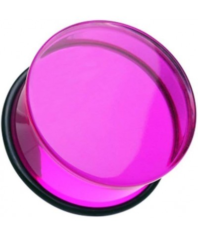 Basic Acrylic Single Flared Ear Gauge Plug 7/8" (22mm), Purple $9.51 Body Jewelry