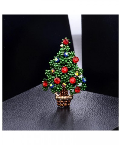 Rhinestone Crystal Christmas Tree Brooch Pin Decorations Ornaments Gifts Clever treatment $4.51 Brooches & Pins