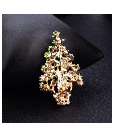 Rhinestone Crystal Christmas Tree Brooch Pin Decorations Ornaments Gifts Clever treatment $4.51 Brooches & Pins