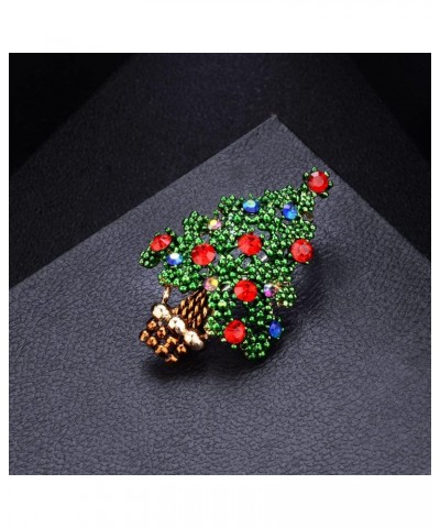 Rhinestone Crystal Christmas Tree Brooch Pin Decorations Ornaments Gifts Clever treatment $4.51 Brooches & Pins