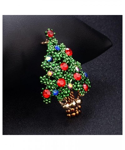 Rhinestone Crystal Christmas Tree Brooch Pin Decorations Ornaments Gifts Clever treatment $4.51 Brooches & Pins