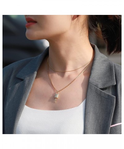 Necklaces for Women Gold Necklace for Women Initial Necklaces Custom 2pcs Layered Necklaces 18K Gold Jewelry Dainty Necklace ...