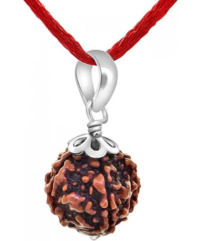 Choose Your Original Lab Certified Nepali Rudraksha 1 To 13 Mukhi Ganesha Gauri Shankar 925 Sterling Silver Pendant Astrology...