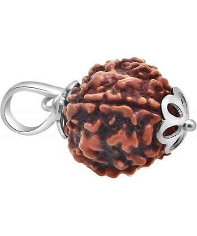 Choose Your Original Lab Certified Nepali Rudraksha 1 To 13 Mukhi Ganesha Gauri Shankar 925 Sterling Silver Pendant Astrology...