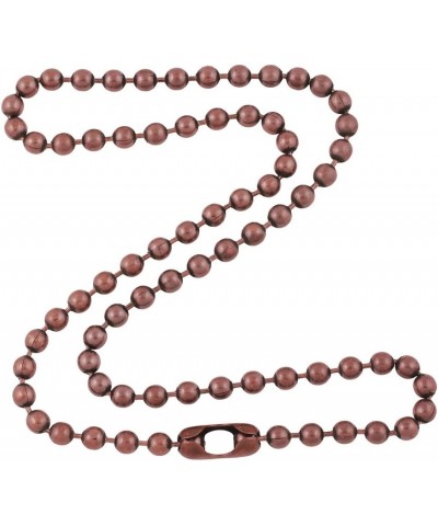 4.8mm Large Antique Copper Ball Chain Necklace with Extra Durable Color Protect Finish 30.0 Inches $9.32 Necklaces