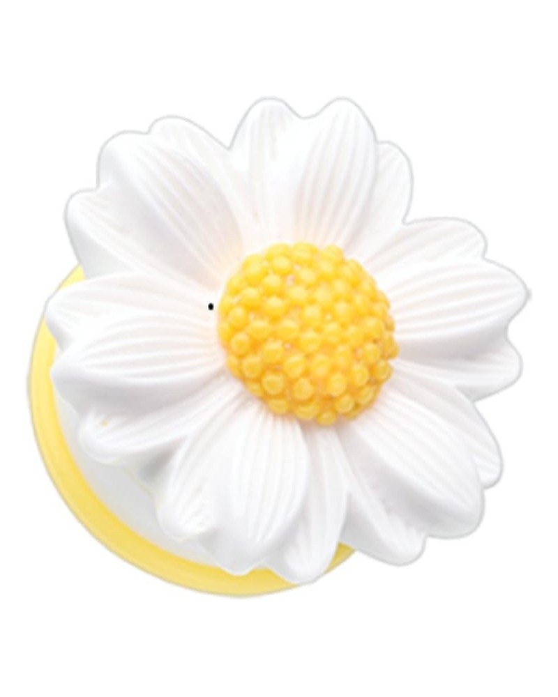 Cutesy Daisy Flower Single Flared Ear Gauge Plug (Sold by Pair) 7/16", White/Yellow $9.66 Body Jewelry