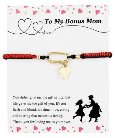 Bonus Mom Gifts, Mothers Day Stepmom Gifts, Gifts for Stepmom from Daughter, Bonus Mom Bracelet, Gold Bracelets for Women, Ch...