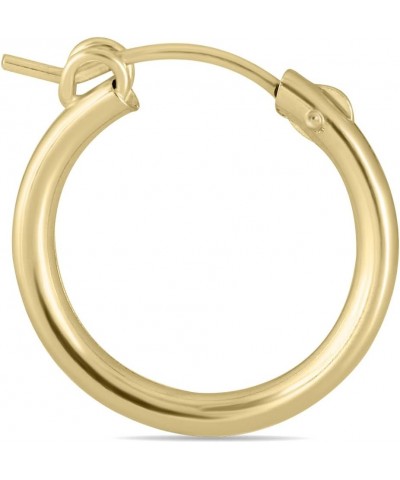 14K Yellow Gold Filled Hoop Earrings (12mm - 76mm) 19mm $27.47 Earrings