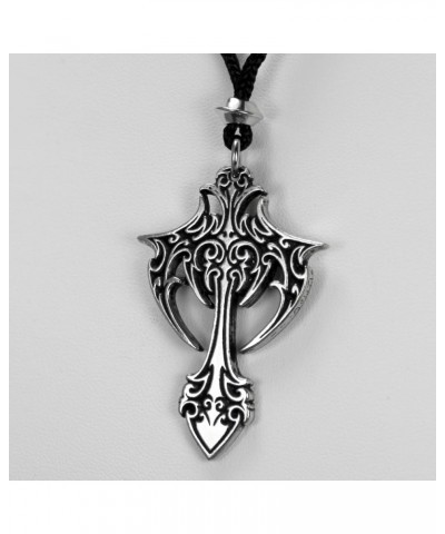 Pewter Large Gothic Vampire Cross Pendant Necklace $9.20 Necklaces