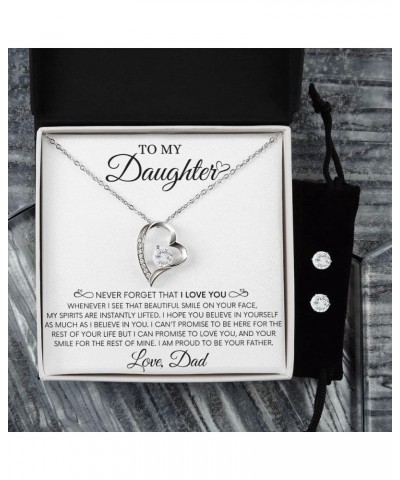 Gift For Daughter From Dad, Daughter Father Necklace, Daughter Gift From Dad, Father Daughter Gifts, Graduation Christmas Bir...