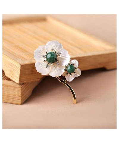 Clothes Brooch Women Jacket Pin Cardigan Vintage Brooch Shell Flower Decoration Shawl Button Cute D 5cm $99.76 Brooches & Pins