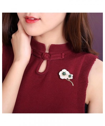 Clothes Brooch Women Jacket Pin Cardigan Vintage Brooch Shell Flower Decoration Shawl Button Cute D 5cm $99.76 Brooches & Pins