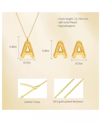 Gold Initial Necklaces for Women - Valentine Gifts, Bubble Letter Necklace Gold, Gold Initial J Necklaces, Initial J Necklace...