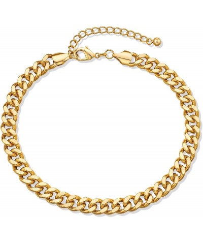 Gold Chain Necklace Cuban Chain Paperclip Link Choker Necklace for Ladies Jewelry Set Cuban $7.79 Necklaces