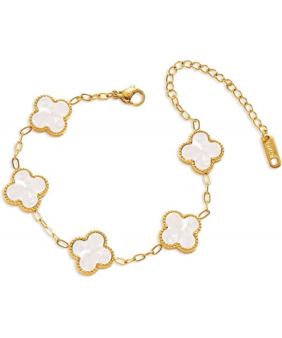 Gold Bracelet Fashion White White $7.41 Bracelets