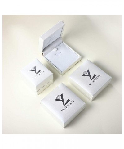 Initial Necklace 925 Sterling Silver Square Letter Pendant 26 Alphabet Necklace for Women Letter U $35.09 Necklaces