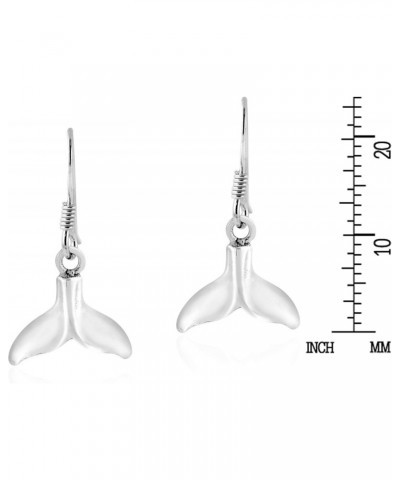 Ocean's Majestic Whale Tail .925 Sterling Silver Dangle Earrings $9.50 Earrings