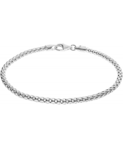 Sterling Silver Popcorn Chain Bracelet for European Bead Charms, 7-8.5 Inches 7.0 Inches $12.99 Bracelets