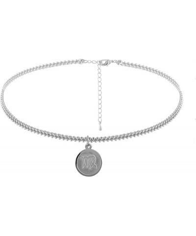 Double Line Zodiac Sign Anklet Virgo $8.69 Anklets