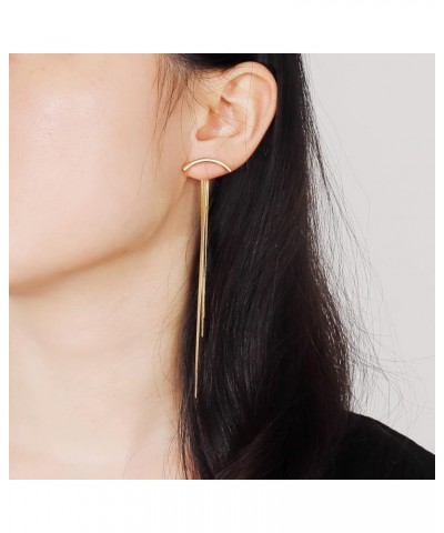 Long Tassel Earrings Gold Earrings for Women 14k Gold Plated Earrings Gold Chain Drop Earrings Bride Earrings for Wedding Par...