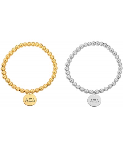 Alpha Xi Delta Bracelet Sorority Stretched Beaded Bracelet $11.58 Bracelets