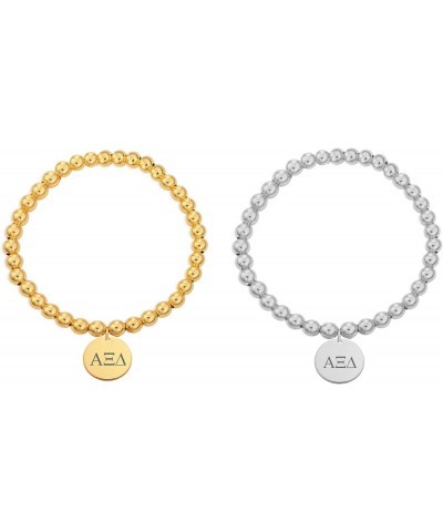 Alpha Xi Delta Bracelet Sorority Stretched Beaded Bracelet $11.58 Bracelets