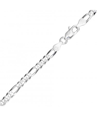 Sterling Silver Figaro Chain 1mm-9mm Made in Italy Solid 925 Womens Mens Necklace 7-34 4mm-7 $7.69 Necklaces