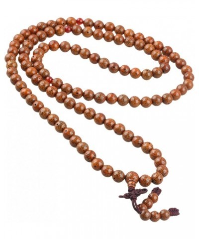 Brown Daemonorops Seeds 108 Tibetan Buddhist Mala Bracelet Beaded Prayer Bead(8mm) Deep Brown-2 $14.63 Bracelets