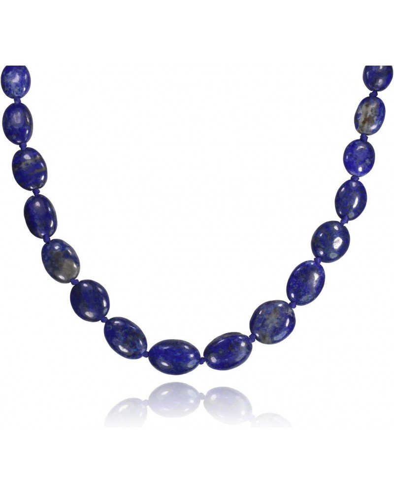 Lapis Lazuli Adjustable Statement Necklace Ovals $14.69 Necklaces