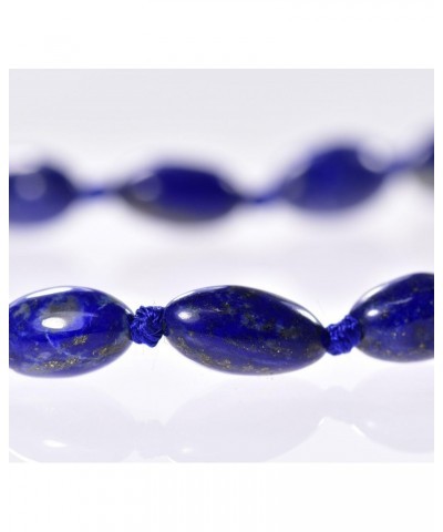 Lapis Lazuli Adjustable Statement Necklace Ovals $14.69 Necklaces